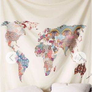 Urban Outfitters World Map Tapestry